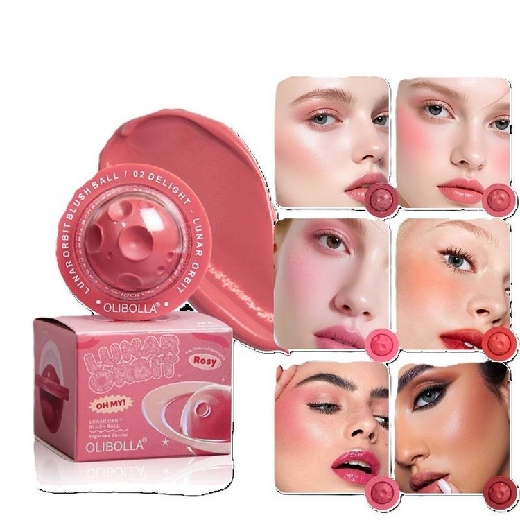 رژگونه و رژ لب خیس اولیبولا مدل فضایی OLIBOLLA