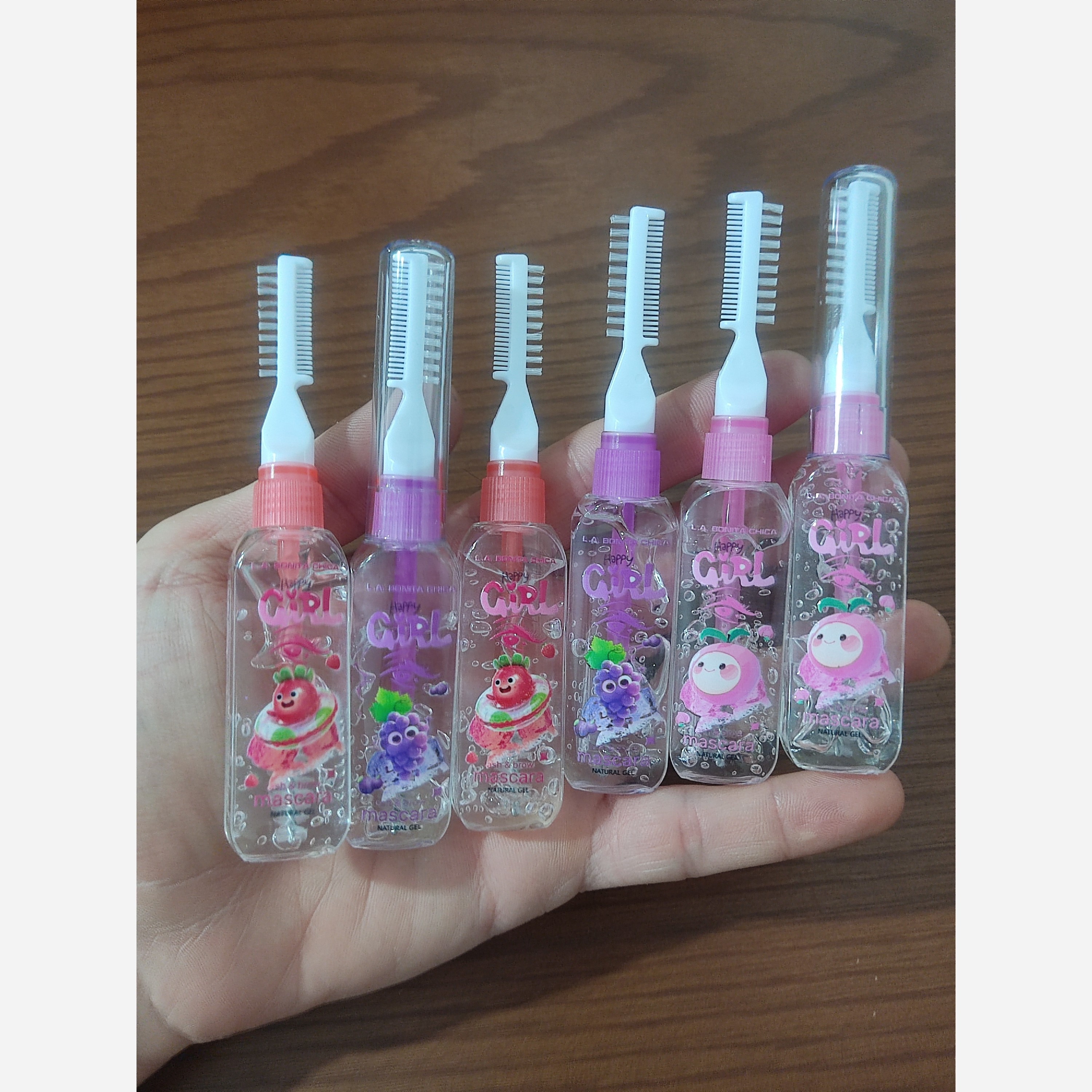 ژل ابرو و مژه تثبیت کننده و تقویت کننده happy girl mascara