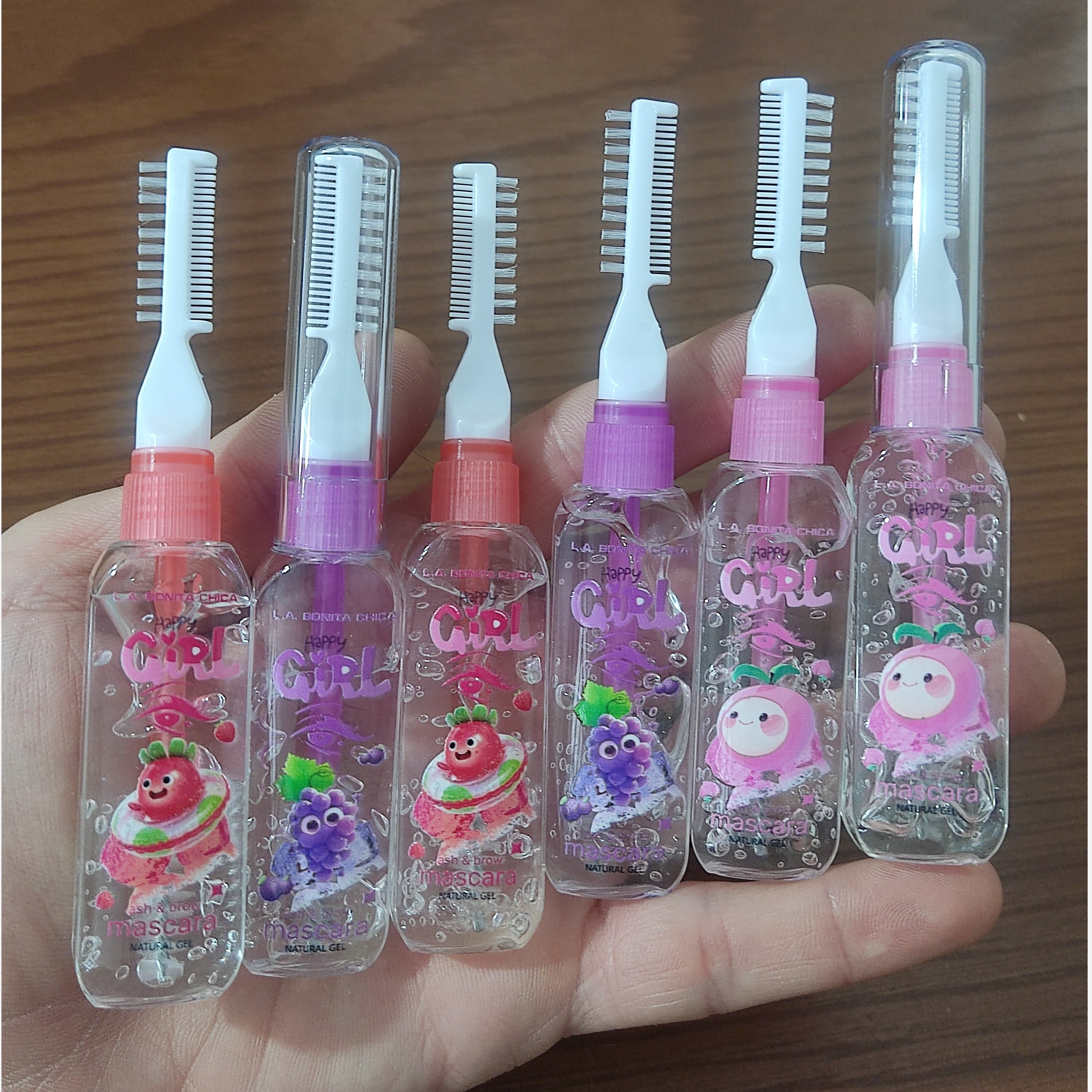 ژل ابرو و مژه تثبیت کننده و تقویت کننده happy girl mascara