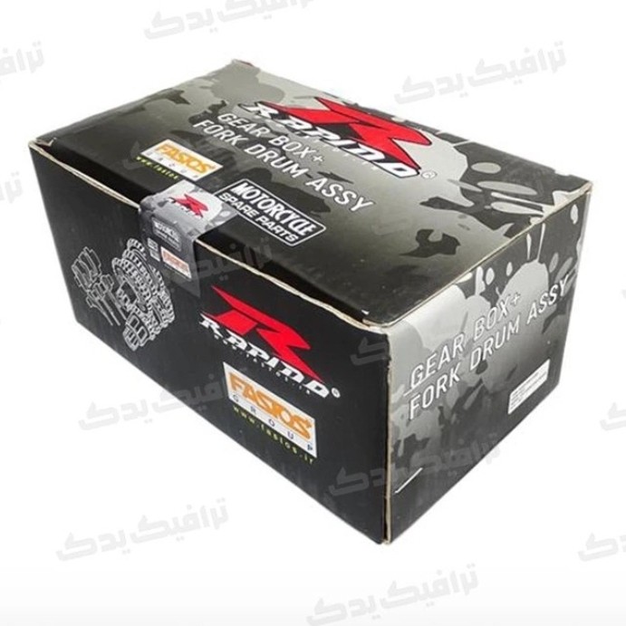 گیربکس کامل 4دنده رپیدو با ماهک وتوپ دنده کامل