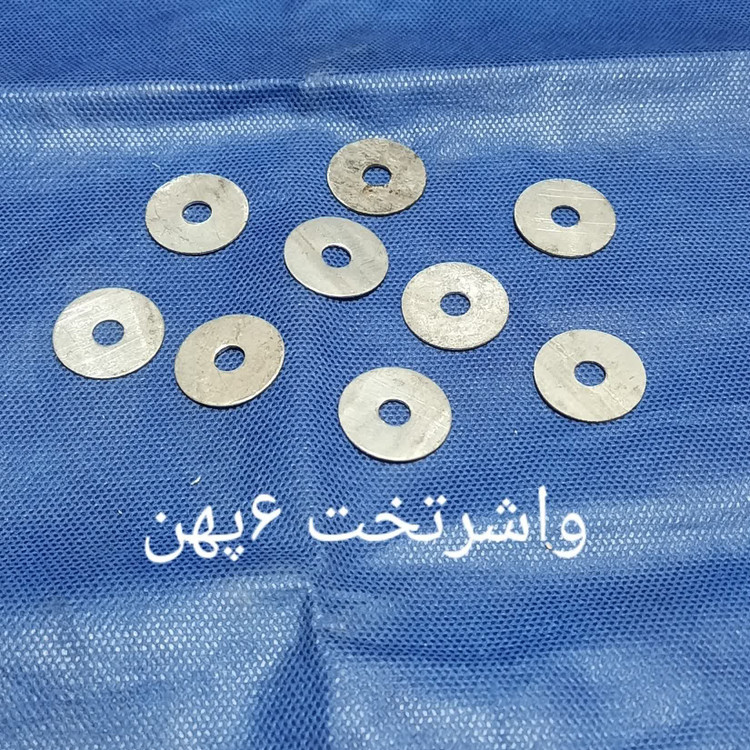 واشر تخت سایز6 پهن فروش 10عددی