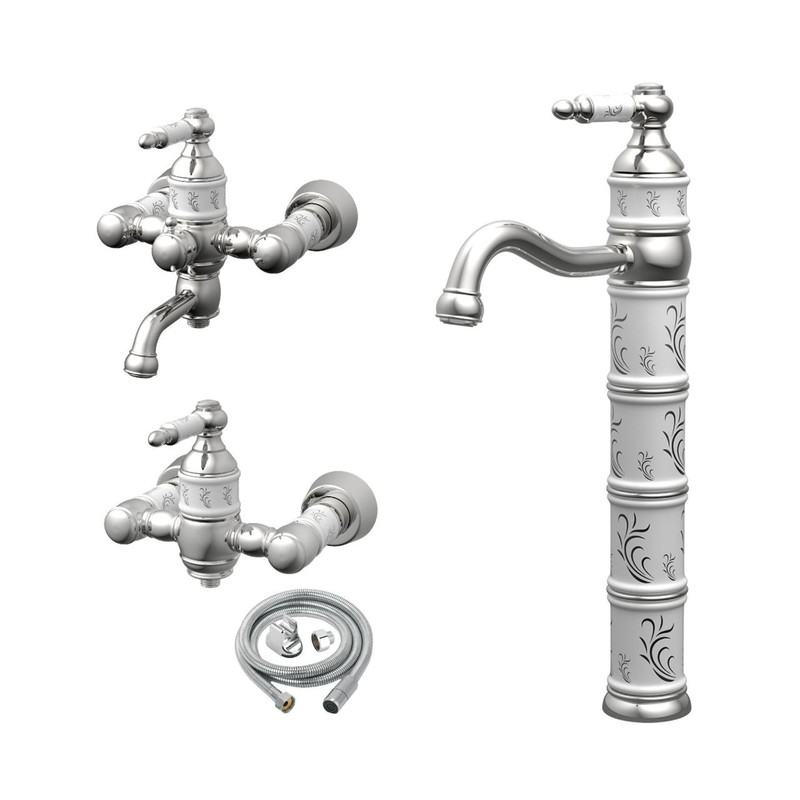 ست شیرآلات کسری مدل توکیو مجموعه 4 عددی مدل 3
