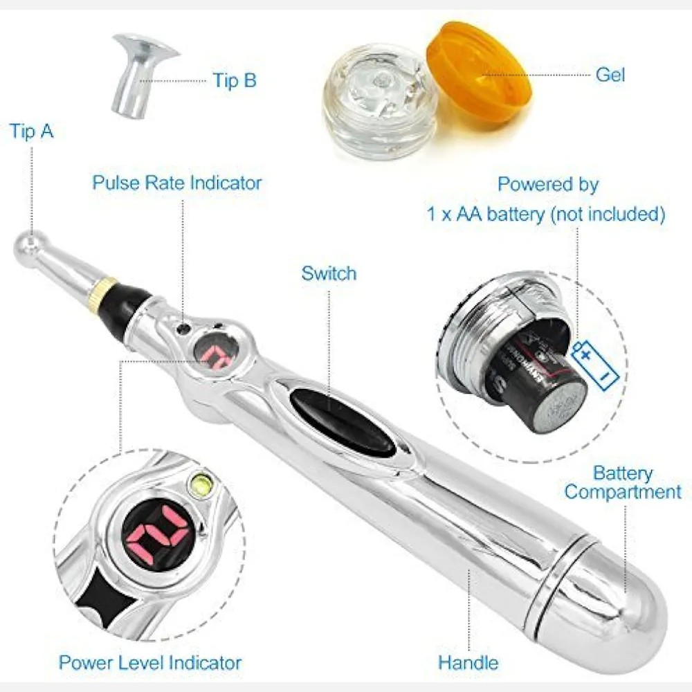 تنس فیزیوتراپی طب سوزنی مدلMASSAGER PEN DF-618 تنس فیزیوتراپی خانگی