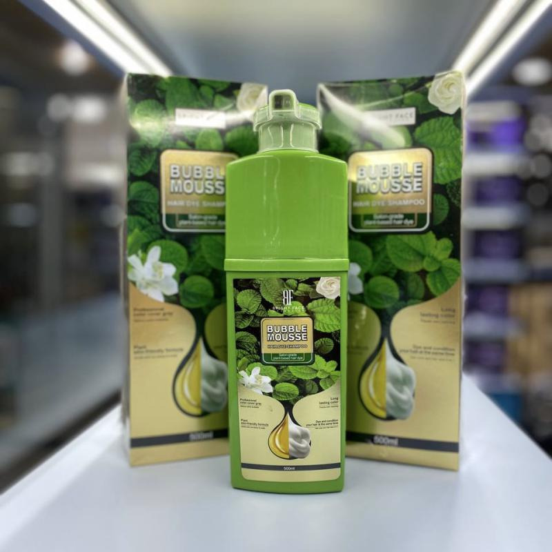 شامپو رنگ مو معروف ژلاتین بابل موس مشکی جدید اصلی کارتن بزرگ 500ml(تضمینی)