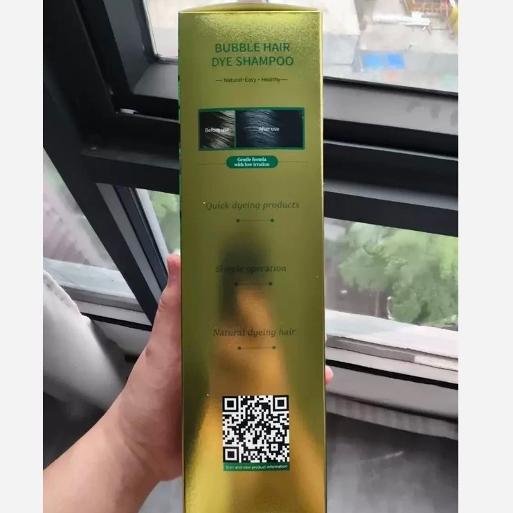 شامپو رنگ مو معروف ژلاتین بابل موس مشکی جدید اصلی کارتن بزرگ 500ml(تضمینی)