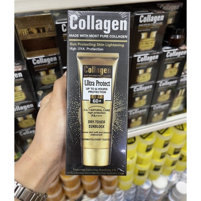 ضد آفتاب بی رنگ کلاژن ووکالی با spf 60 و 90 کاملا اصل و اورجینال