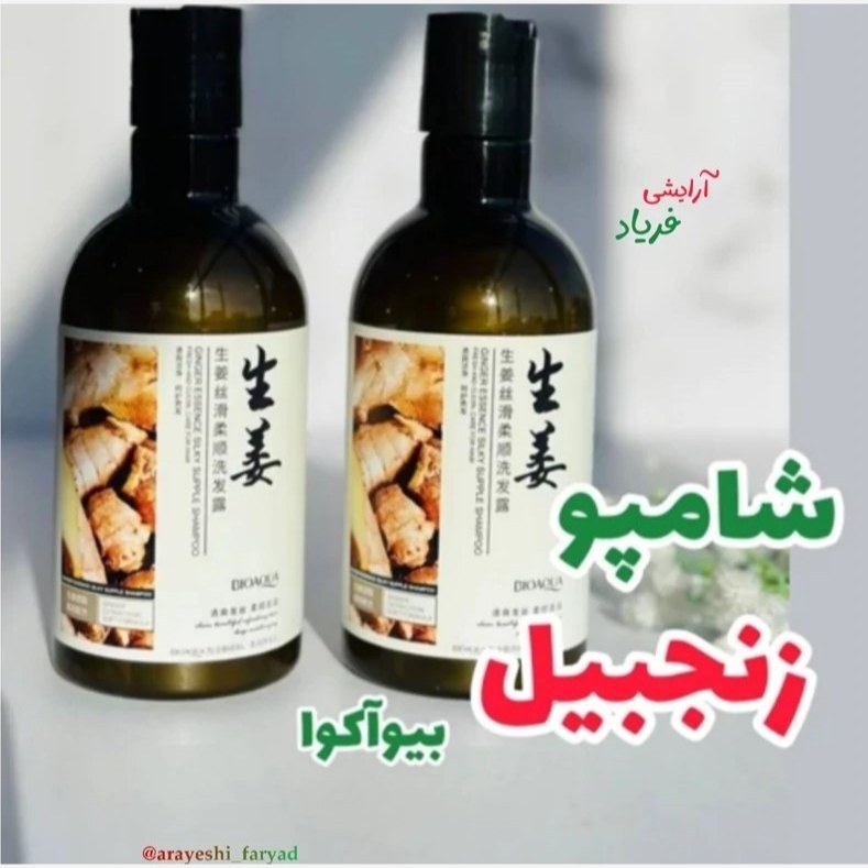 شامپو ضد ریزش مو زنجبیل بیواکوا 250 میل