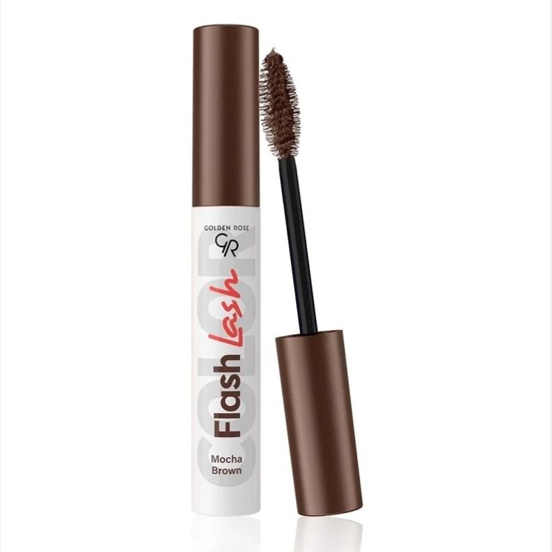 ریمل قهوه ای گلدن رز مدل flash lash حجم دهنده و پرپشت کننده با ضمانت اصل و اورجینال