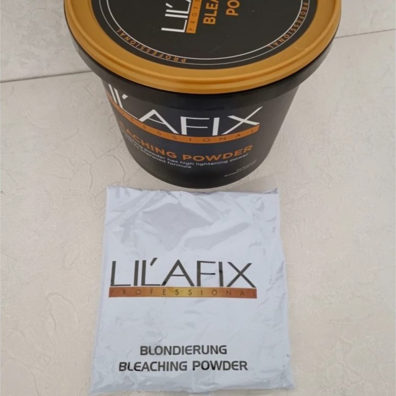 پودر دکلره لیلافیکس 2 کیلویی آبی و سفید اصل اورجینال ترکیه (lilafix bleach powder