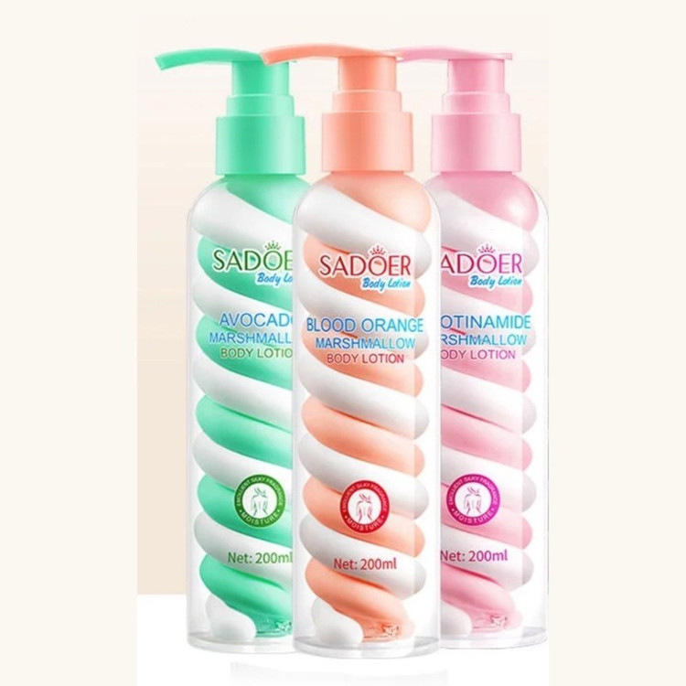 لوسیون مارشما لو سادور 200 میل آبرسان و نرم کننده و روشن کننده و کمک به رفع تیرگی و لک های بدن