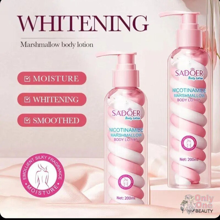 لوسیون مارشما لو سادور 200 میل آبرسان و نرم کننده و روشن کننده و کمک به رفع تیرگی و لک های بدن