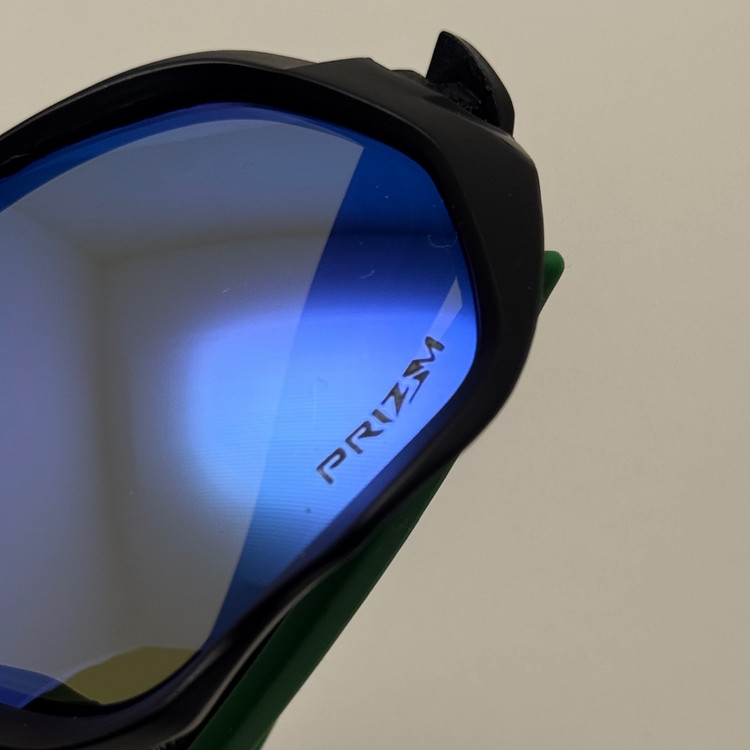 عینک آفتابی اسپرت اوکلی Oakley مدل 9019 سبز مشکی عدسی آبی