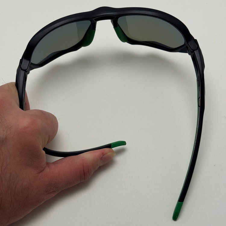 عینک آفتابی اسپرت اوکلی Oakley مدل 9019 سبز مشکی عدسی آبی