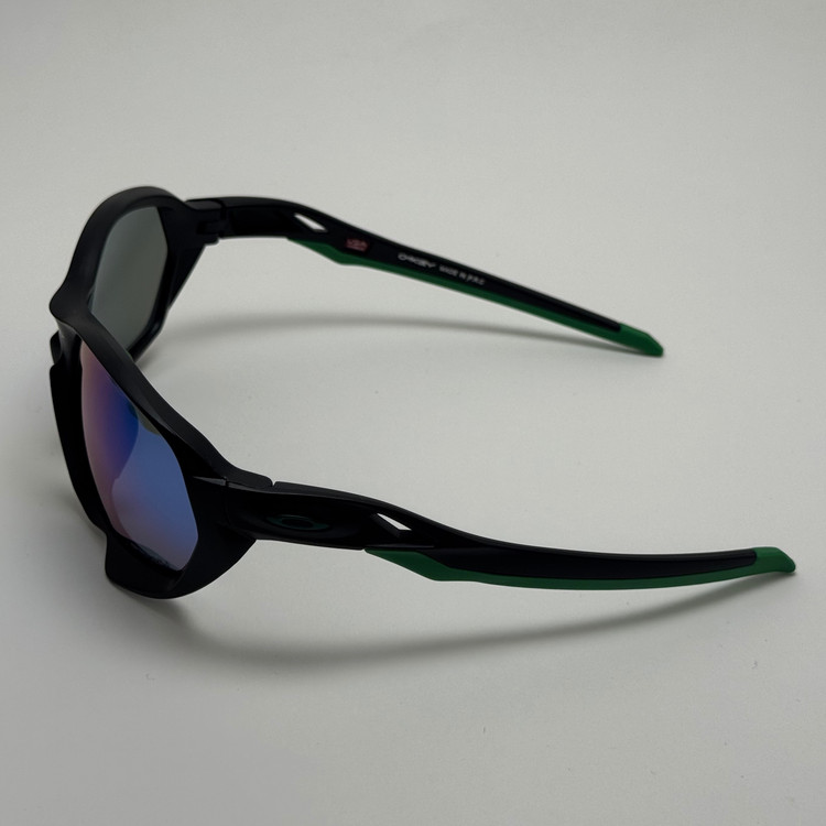 عینک آفتابی اسپرت اوکلی Oakley مدل 9019 سبز مشکی عدسی آبی