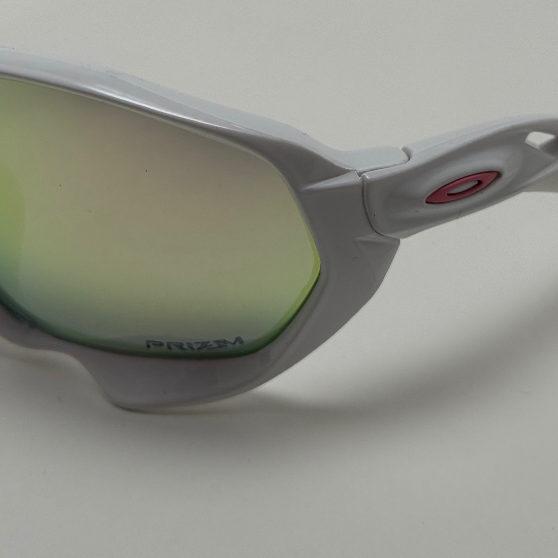 عینک آفتابی اسپرت اوکلی Oakley مدل 9019 سفید صورتی - عینک اوکلی زنانه