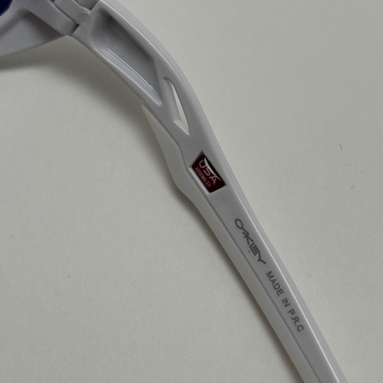 عینک آفتابی اسپرت اوکلی Oakley مدل 9019 سفید صورتی - عینک اوکلی زنانه