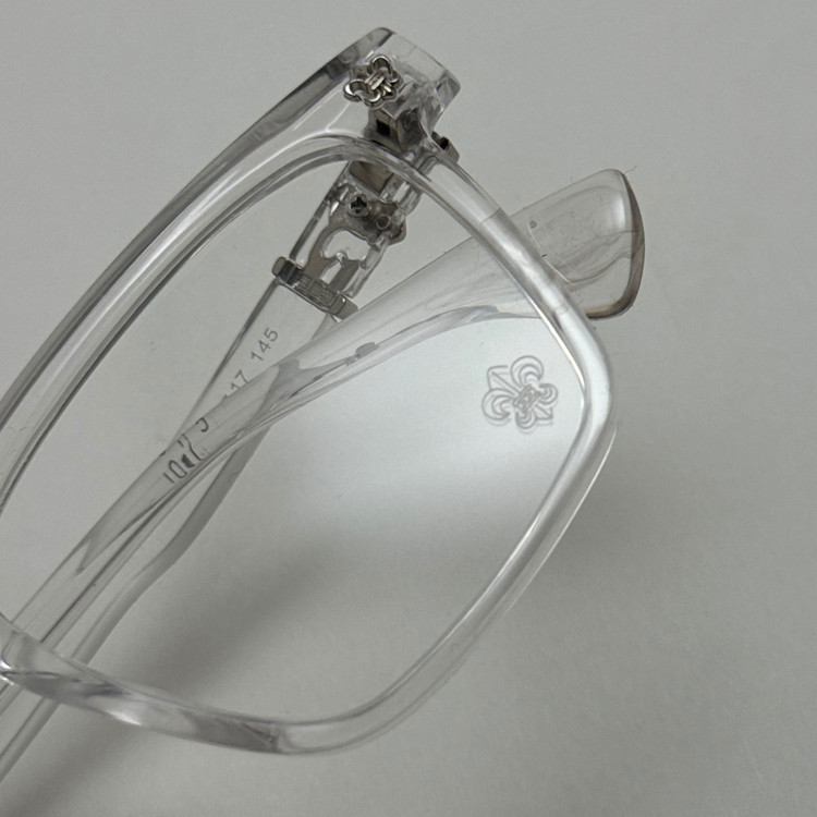 عینک بلوکات کروم هارتز کریستال نقره ای Chrome Hearts 52342 - کیفیت مستر
