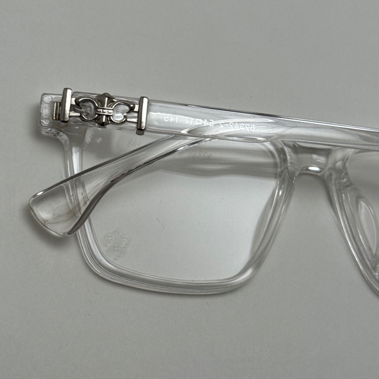 عینک بلوکات کروم هارتز کریستال نقره ای Chrome Hearts 52342 - کیفیت مستر