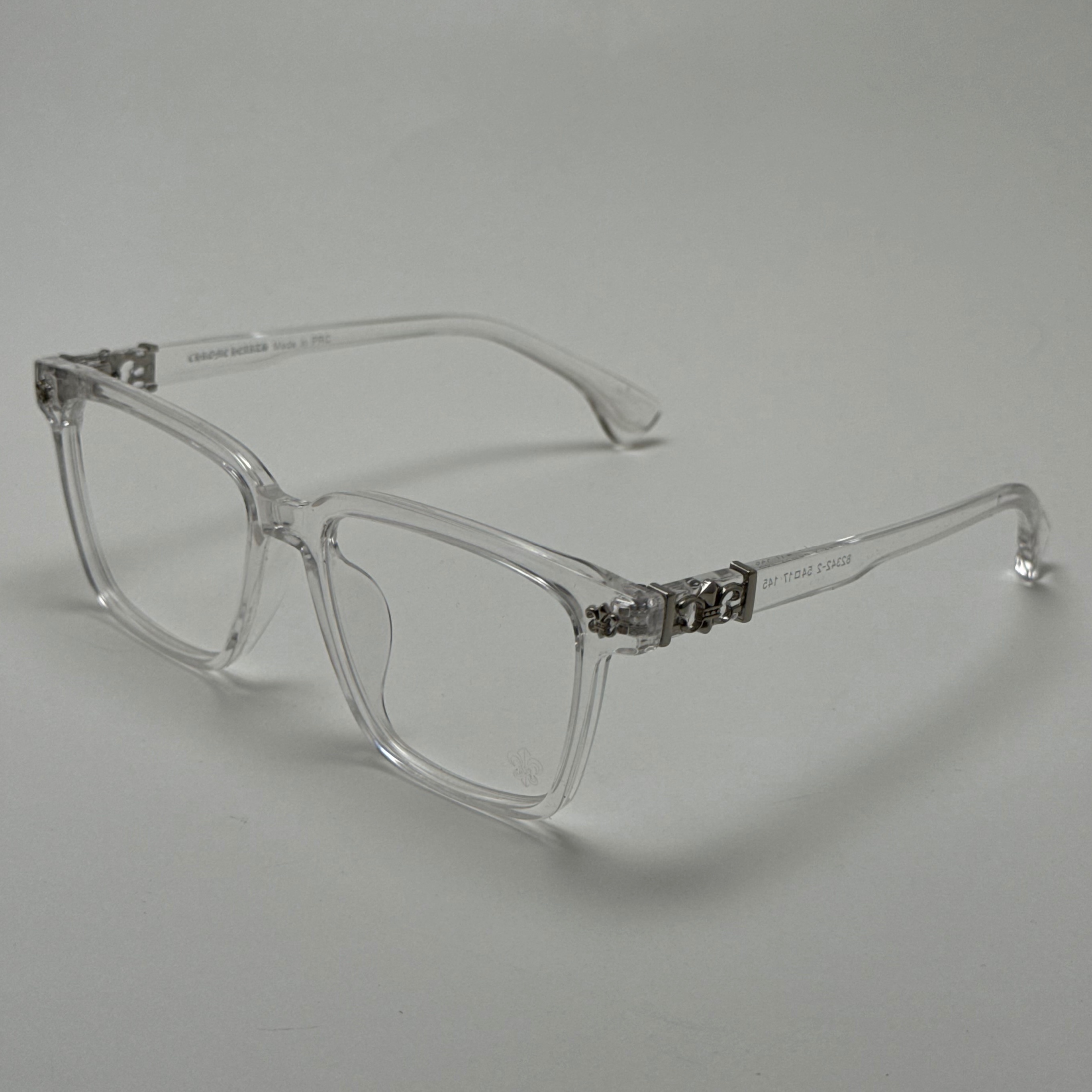 عینک بلوکات کروم هارتز کریستال نقره ای Chrome Hearts 52342 - کیفیت مستر