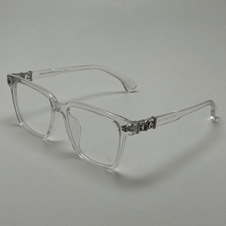 عینک بلوکات کروم هارتز کریستال نقره ای Chrome Hearts 52342 - کیفیت مستر