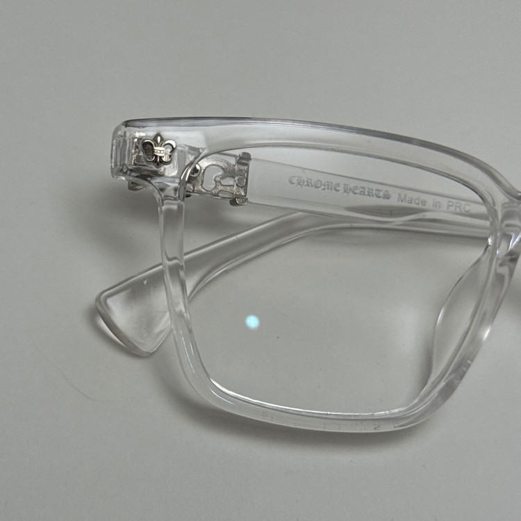 عینک بلوکات کروم هارتز کریستال نقره ای Chrome Hearts 52342 - کیفیت مستر