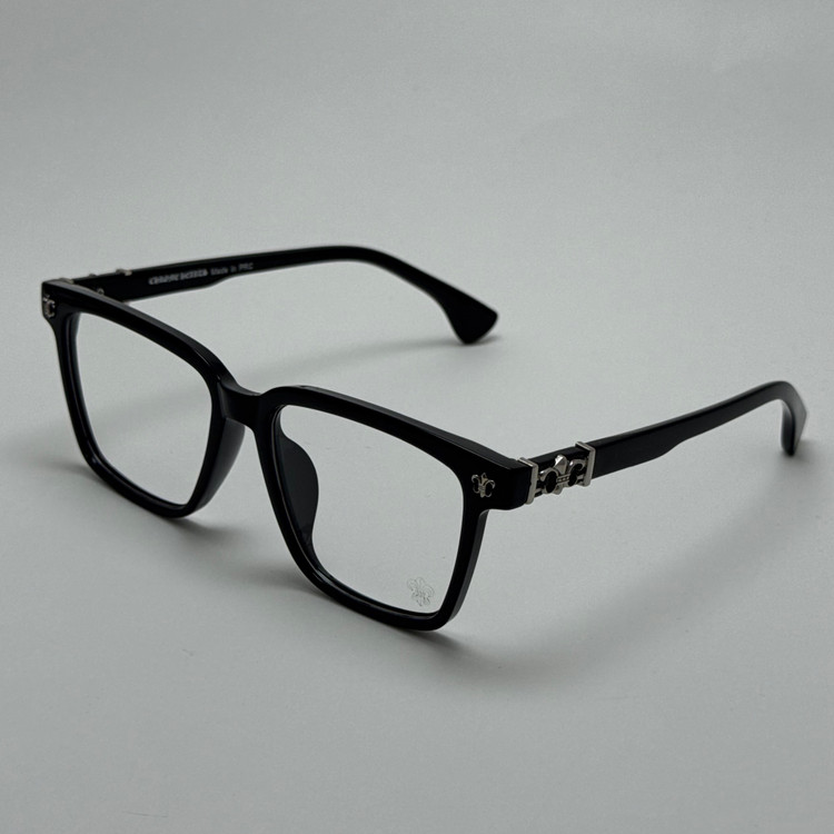 عینک بلوکات کروم هارتز مشکی نقره ای Chrome Hearts 52342 - کیفیت مستر