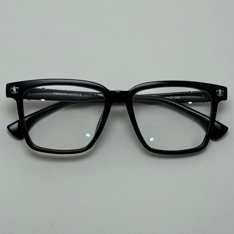 عینک بلوکات کروم هارتز مشکی نقره ای Chrome Hearts 52342 - کیفیت مستر