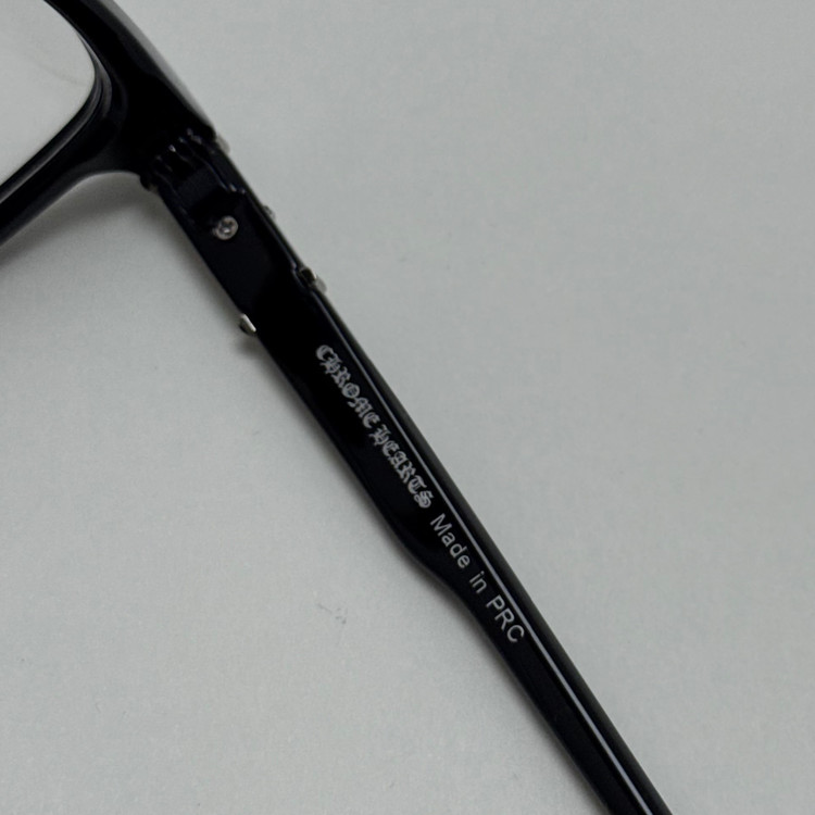 عینک بلوکات کروم هارتز مشکی نقره ای Chrome Hearts 52342 - کیفیت مستر