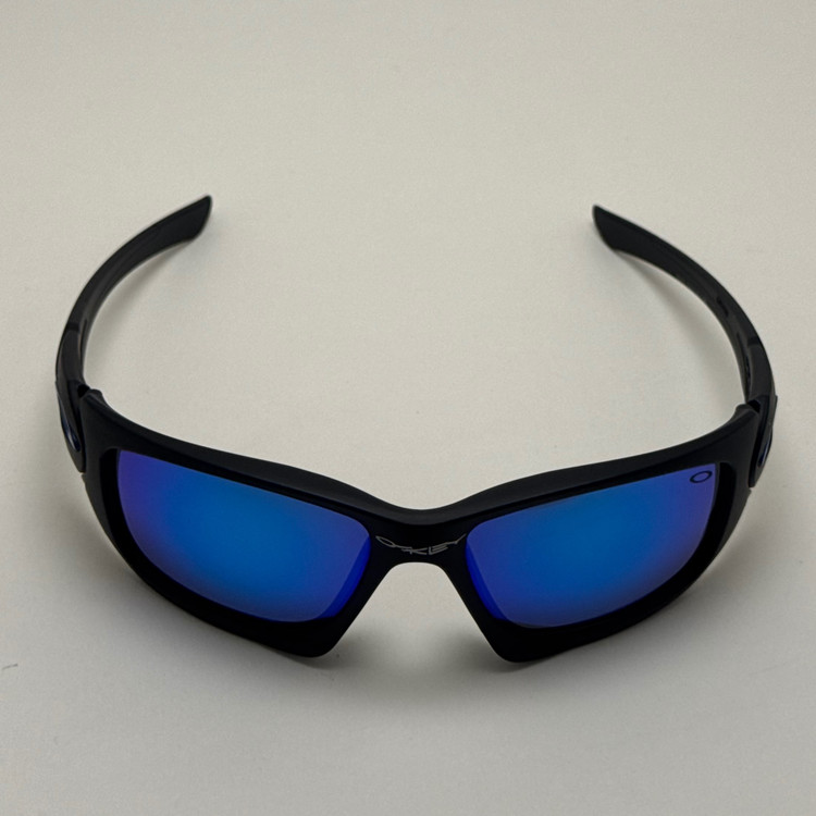 عینک آفتابی اسپرت اوکلی Oakley مدل SCLAPEL مشکی عدسی آبی کد 7032