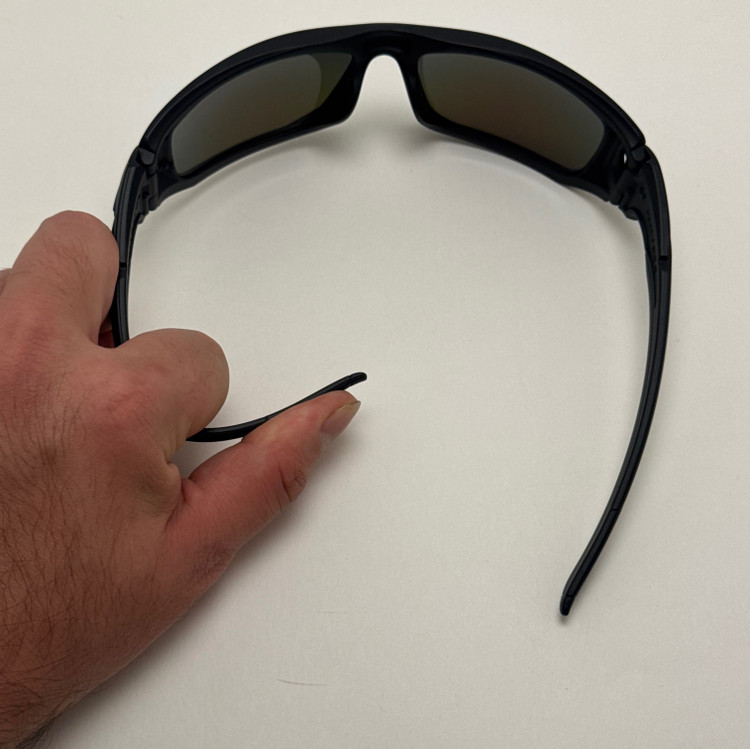 عینک آفتابی اسپرت اوکلی Oakley مدل SCLAPEL مشکی عدسی آبی کد 7032