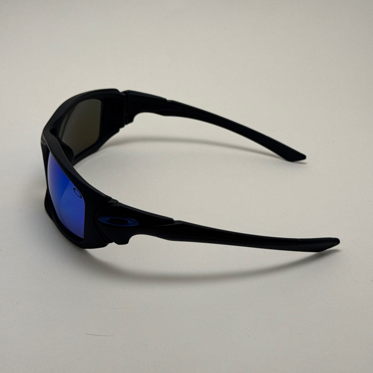 عینک آفتابی اسپرت اوکلی Oakley مدل SCLAPEL مشکی عدسی آبی کد 7032