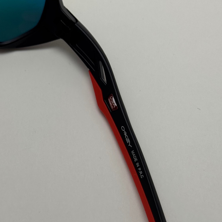 عینک آفتابی اسپرت اوکلی Oakley مدل 9019 آتیشی فریم مشکی
