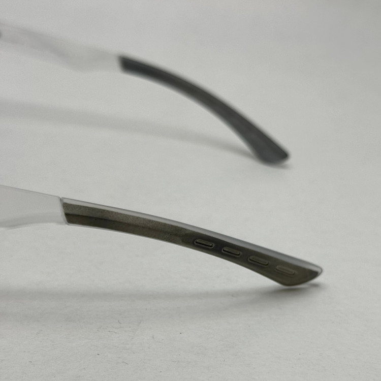 عینک اوکلی مستطیلی پلاریزه سبک OAKLEY آمریکایی مشکی فریم شفاف کد WG83107