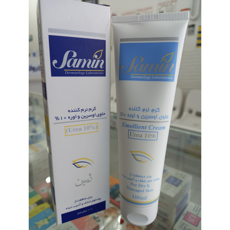کرم نرم کننده ثمین حاوی اوره 10 درصد برای پوست خشک و آسیب دیده 100 میلی لیتر