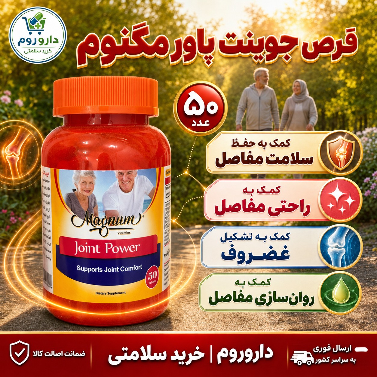 قرص جوینت پاور مگنوم 50 عددی