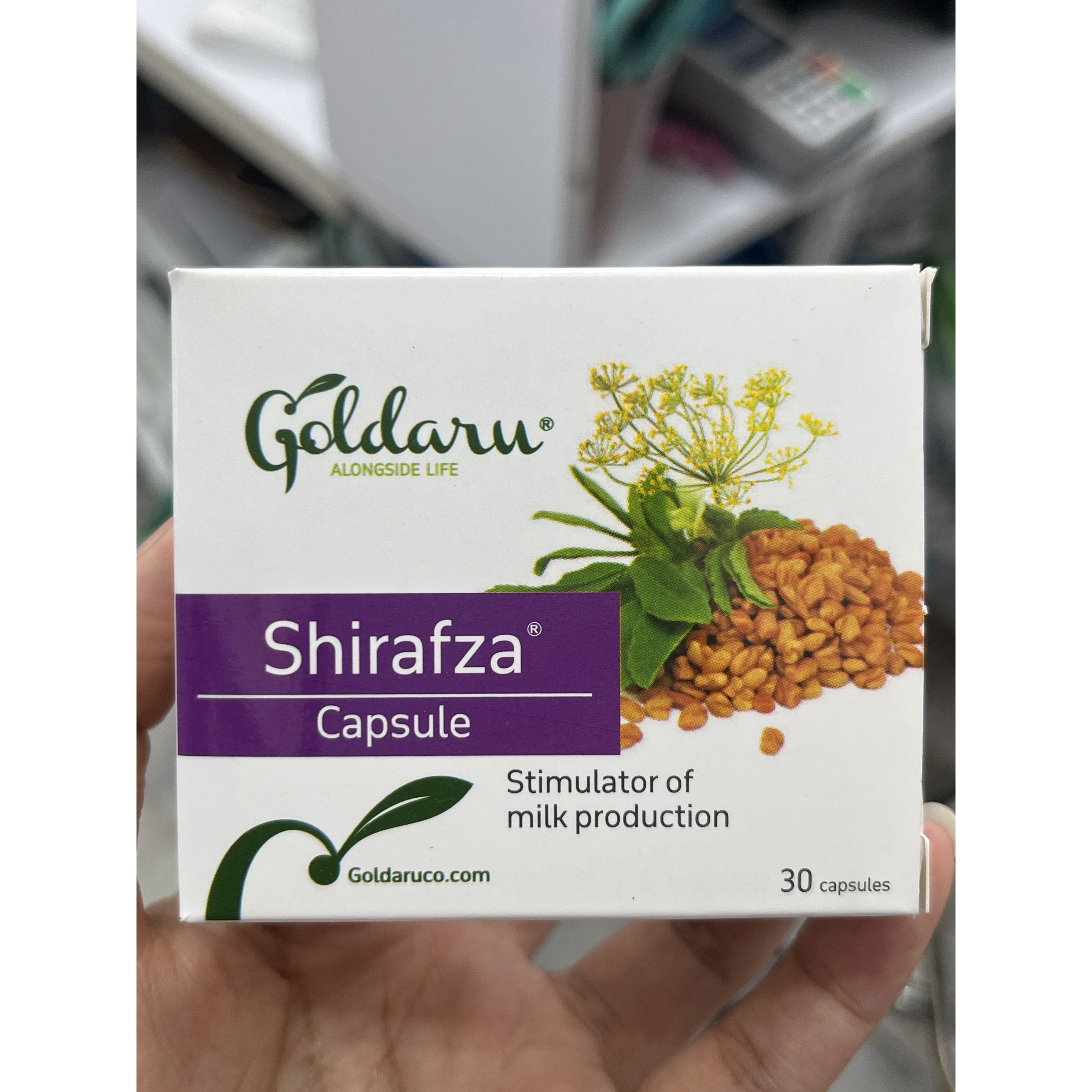 کپسول شیرافزا گل دارو افزایش دهنده شیر مادر 30 عدد