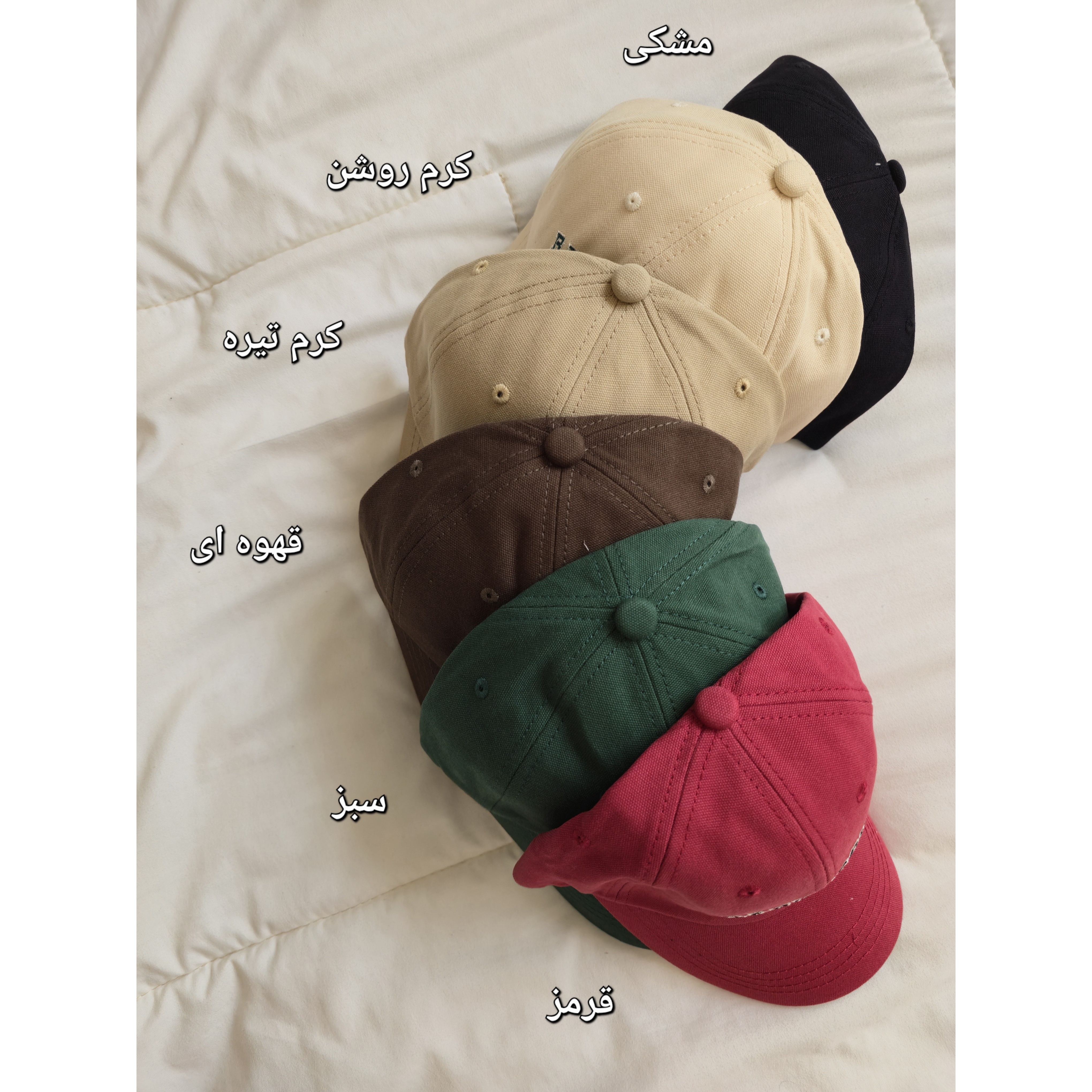 کلاه بیسبالی یونیسکس وارداتی مدل RS کلاه کپ زنانه مردانه