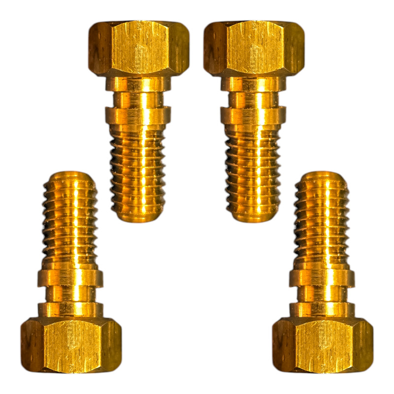 پیچ کورکن ورودی سوخت گاز سرسیلندر خودرو فورس مدل 003409 کد XU7 مناسب برای سمند و سمند سورن بسته ۴ عددی