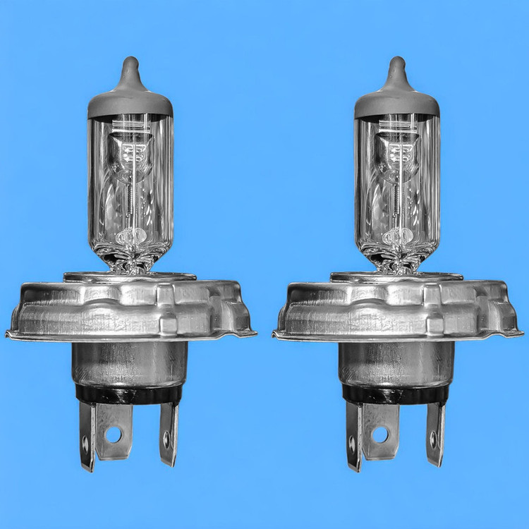 لامپ نور پایین و نور بالا چراغ جلو تک حالته بست یدک مدل استاندارد کد W120-W121 پایه H4 مناسب برای مرسدس بنز کلاس E