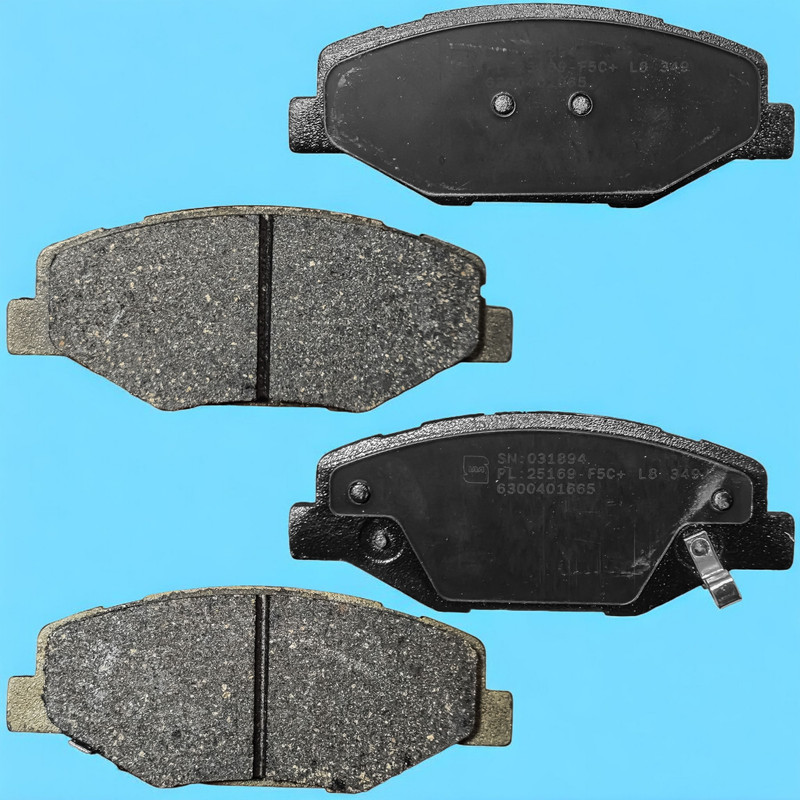 لنت ترمز دیسکی جلو خودرو فورس مدل 003516 کد EF دو جفت مناسب برای سمند و سمند سورن