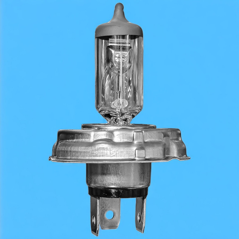لامپ نور پایین و نور بالا چراغ جلو تک حالته بست یدک مدل استاندارد پایه H4 مناسب برای وانت کاپرا ۱