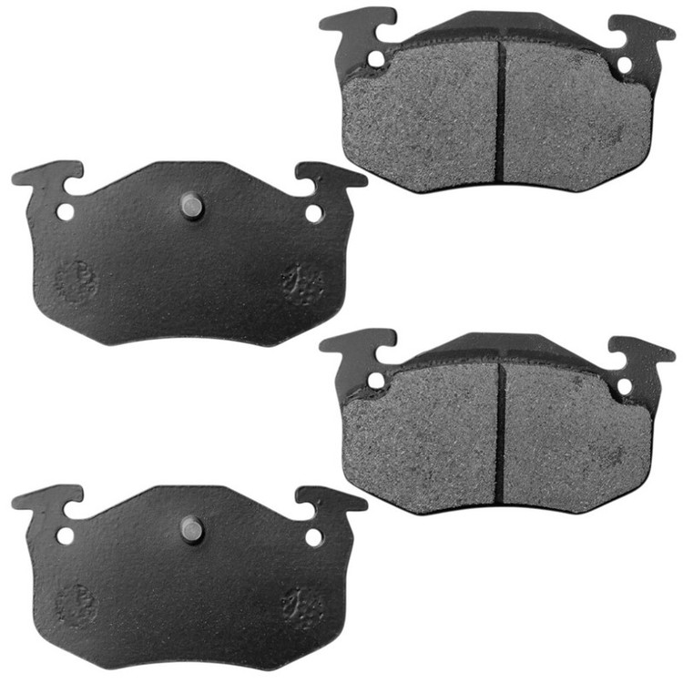 لنت ترمز دیسکی عقب خودرو فورس مدل 1401-1397 کد T5 دو جفت مناسب برای پژو 206 تیپ 5 پژو 206 صندوق دار V8
